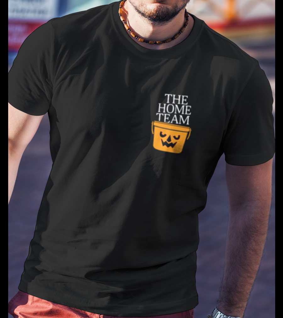 The Home Team Halloween Trick Or Treat Pumpkin Bucket T-Shirt