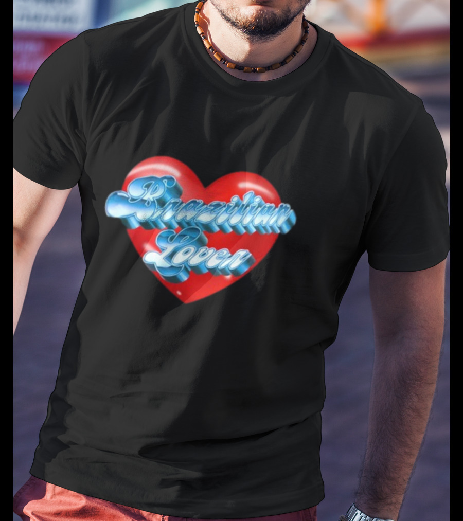 Mateus Brazilian Lover Heart T-Shirt