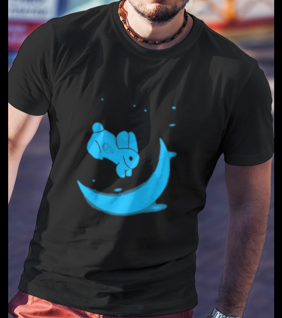 Rawpaw Jade Rabbit Moon Journey By Reghan Clark T-Shirt