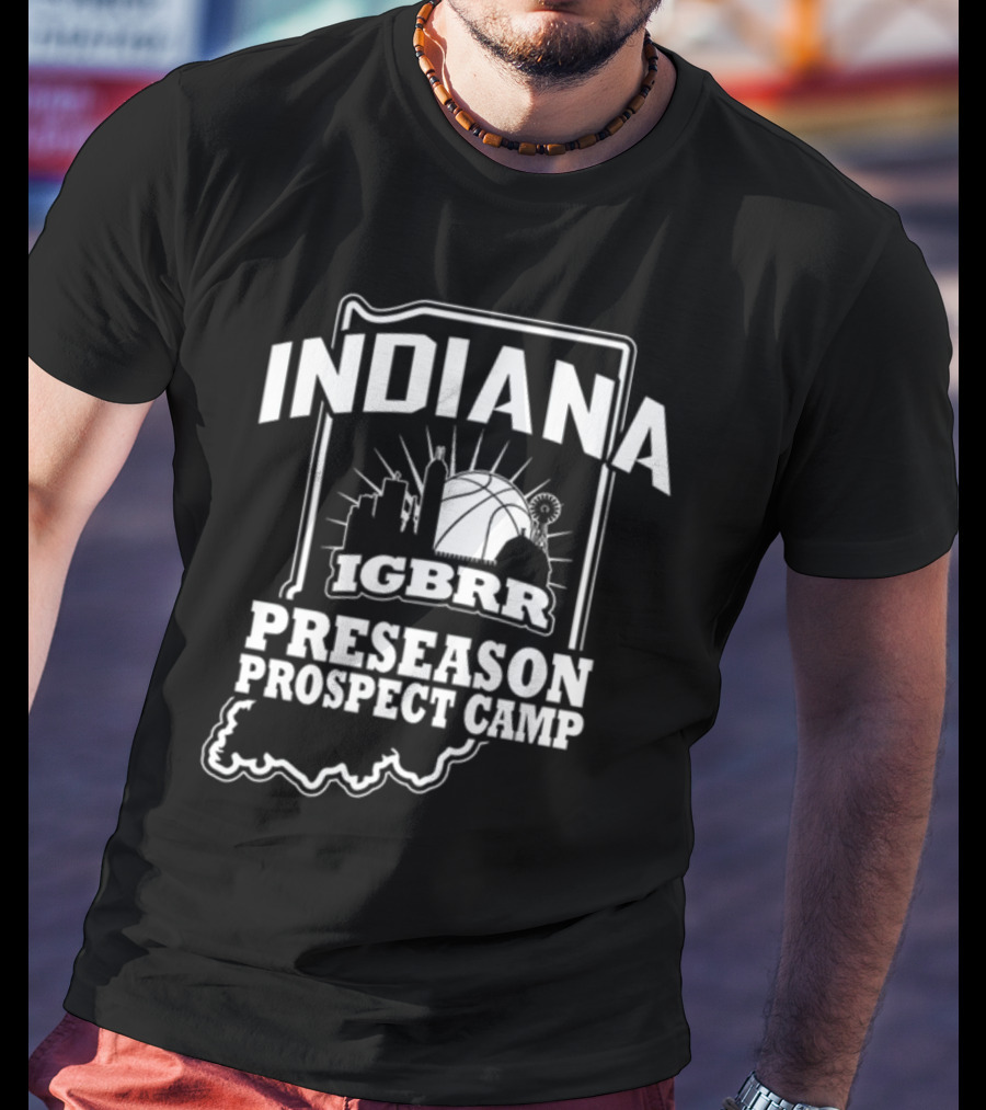 Indiana IGBRR Basketball Preseason Prospect Camp Skyline T-Shirt