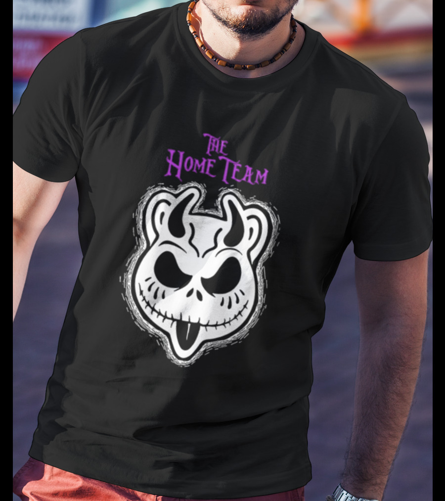 The Home Team Jack Mask Devil Face T-Shirt