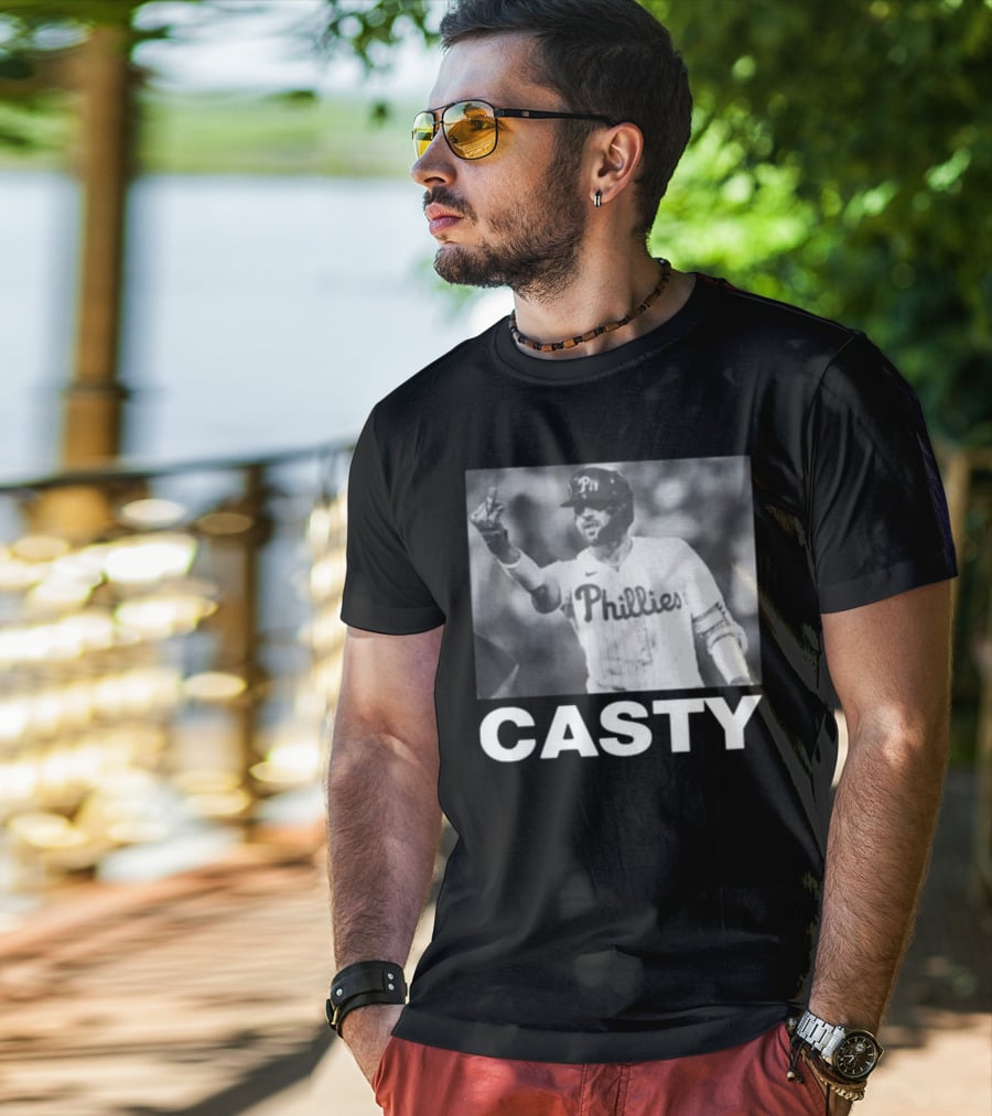 Casty Phillies Baseball Player Phillies T-Shirt