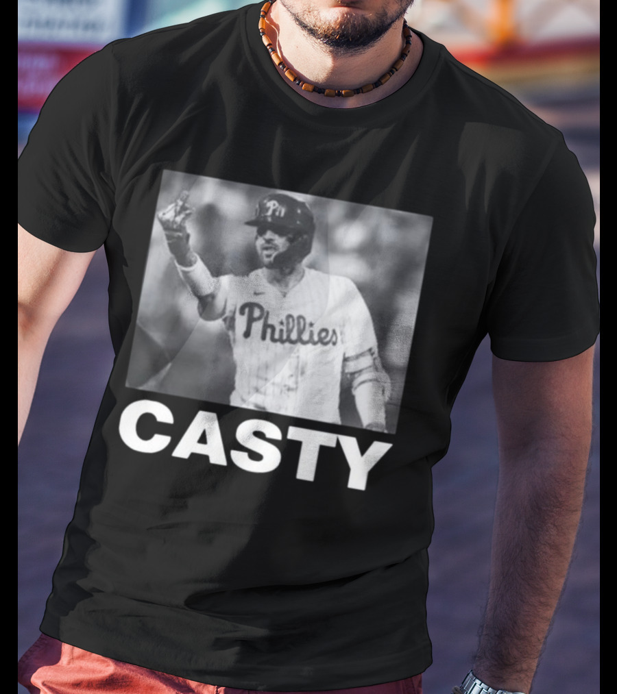 Casty Phillies Baseball Player Phillies T-Shirt