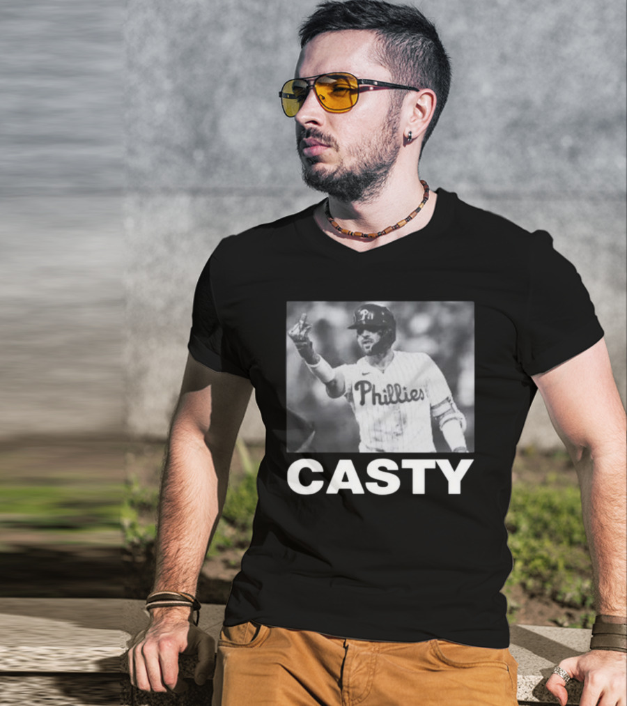 Casty Phillies Baseball Player Phillies T-Shirt