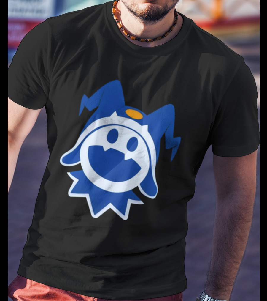 Hee Ho Jack Frost Persona Atlus SMT Iconic Blue Character T-Shirt