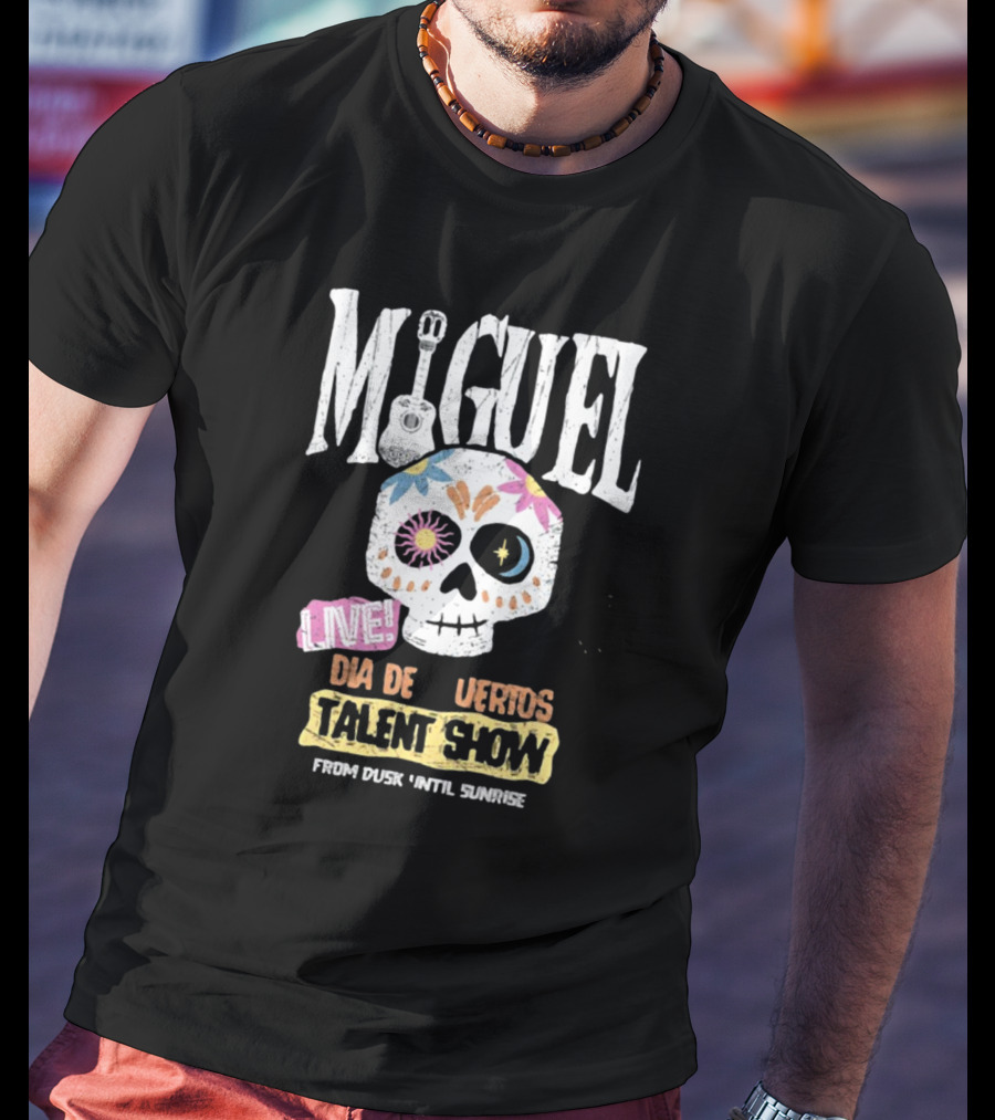 Miguel Live Dia De Muertos Talent Show From Dusk 'Til Sunrise T-Shirt