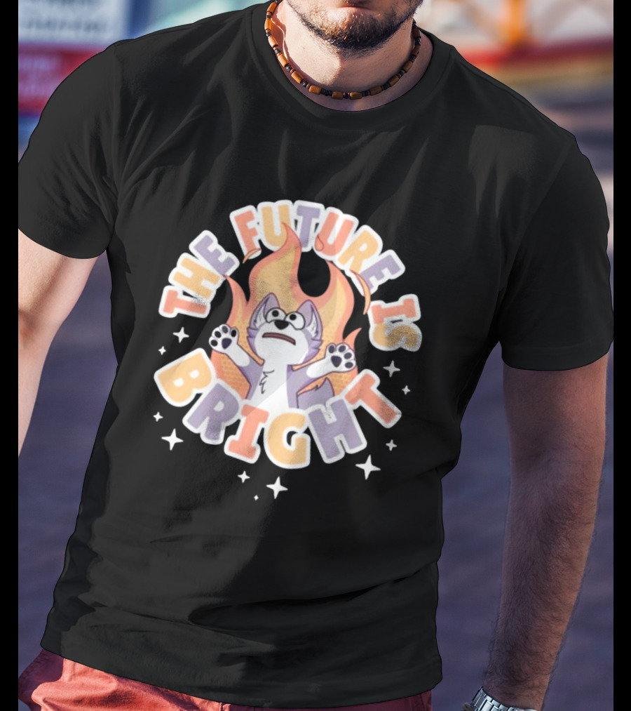 0Foxshop The Future Is Bright T-Shirt