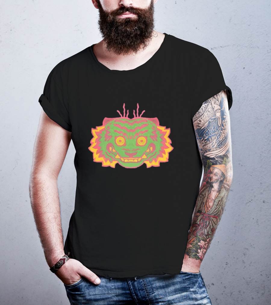 Jul Papajoolia Tigers Psychedelic Mask T-Shirt