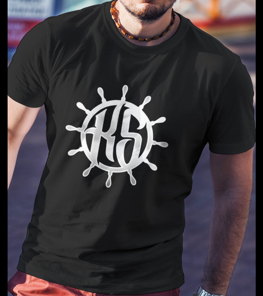 Kairi Sane Pirate KS Ship Wheel Emblem T-Shirt