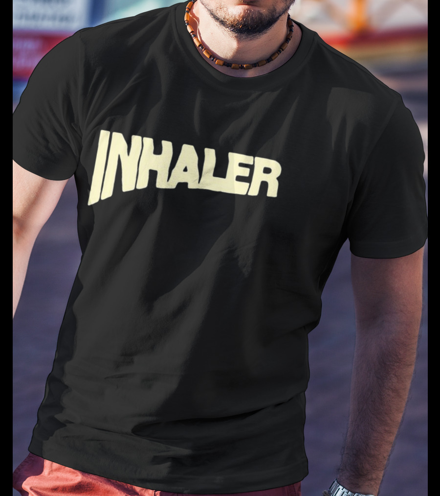 Inhaler Glas-Gow In Ecstasy Neon Typography T-Shirt