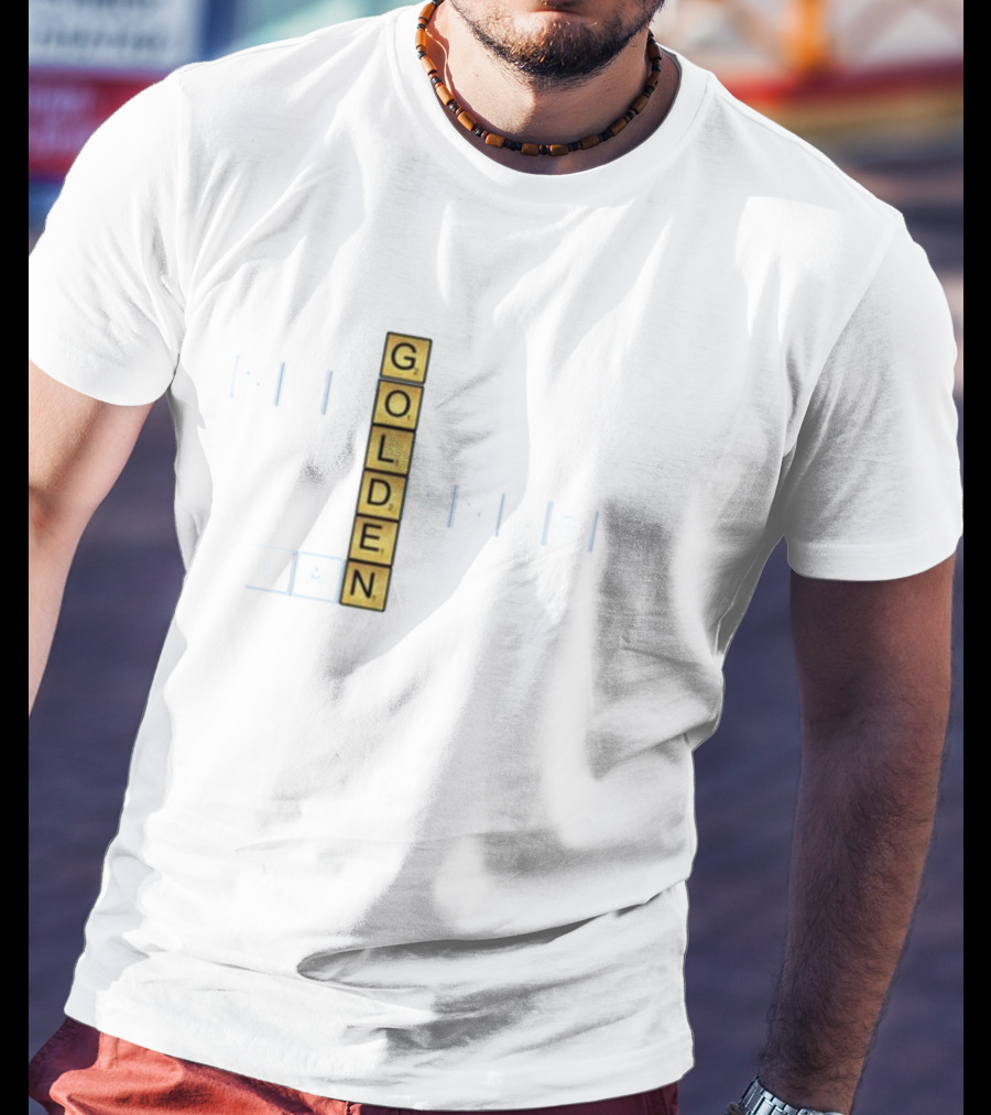 Niico Golden Dansby Ian Scrabble Tiles Crossword T-Shirt
