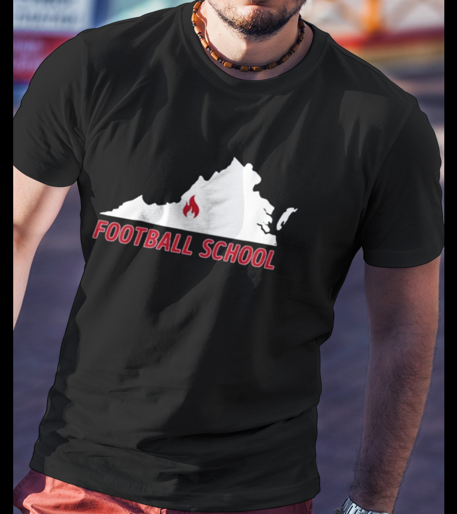 Virginia Fire Football School T-Shirt