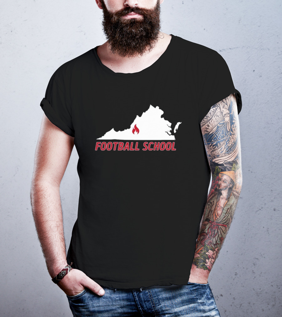 Virginia Fire Football School T-Shirt