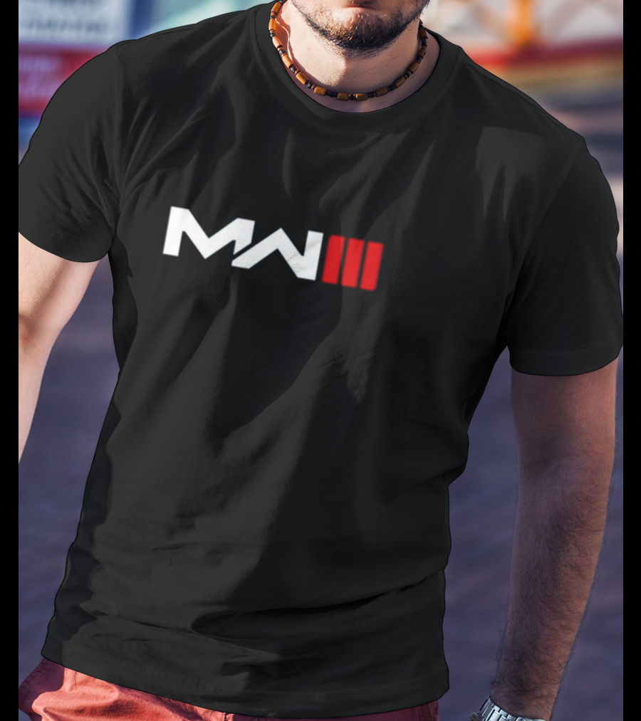 Deaf David MWIII Bold White T-Shirt
