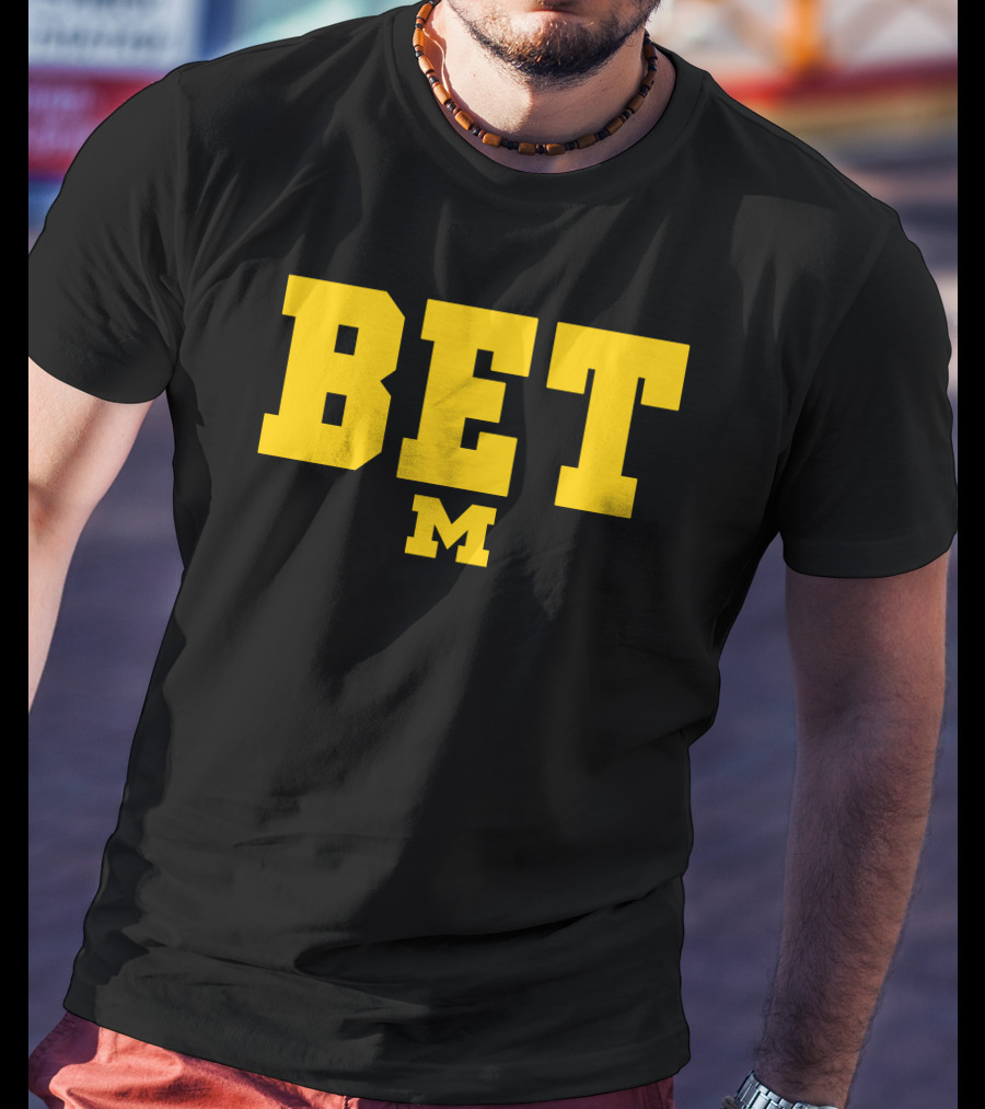 BET M Michigan Football T-Shirt