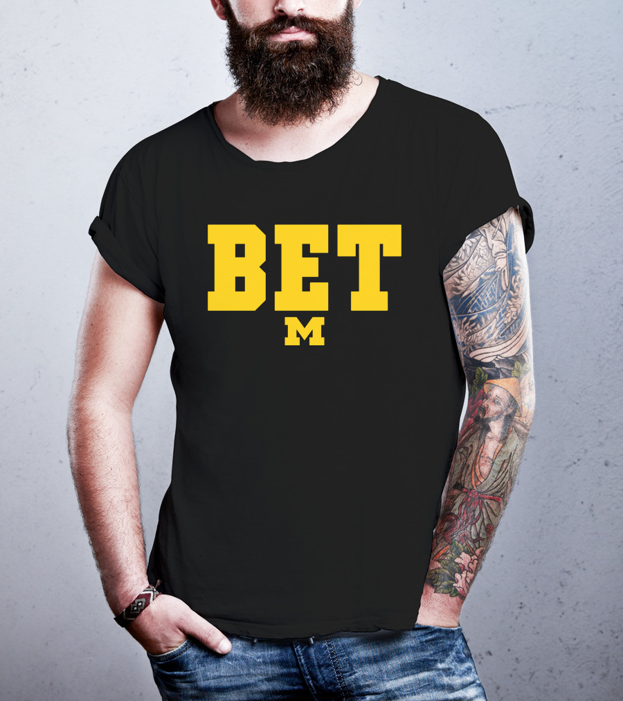 BET M Michigan Football T-Shirt