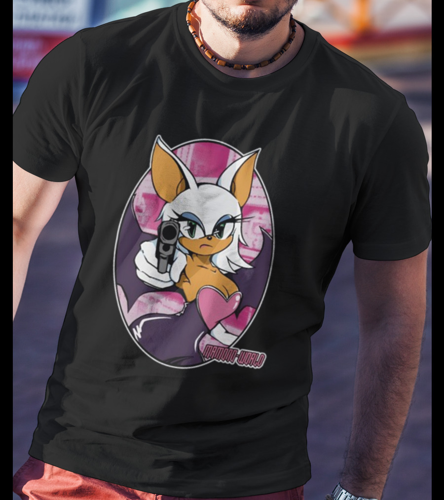 Rouge The Bat Mamono World Crossover T-Shirt