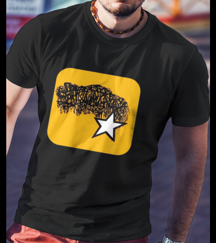 Sanguisugabogg Boggstar Scribble Hair With Star T-Shirt