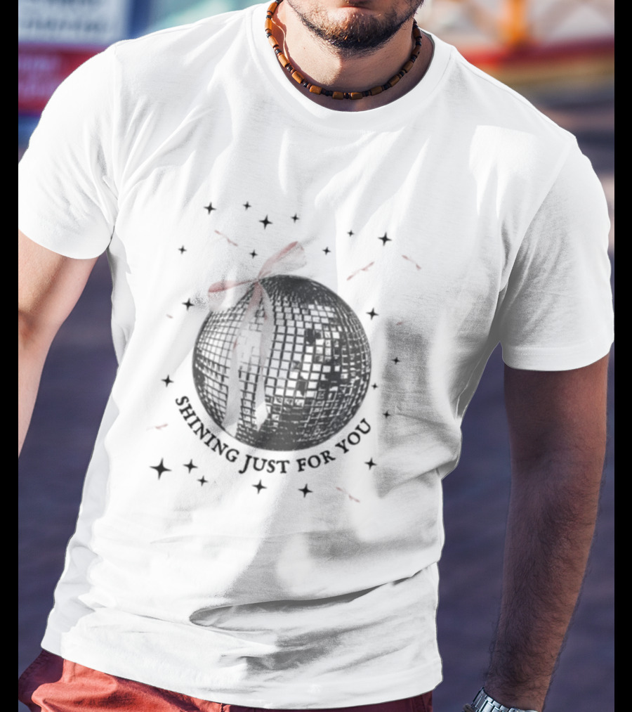 Shining Just For You Disco Ball Stars T-Shirt