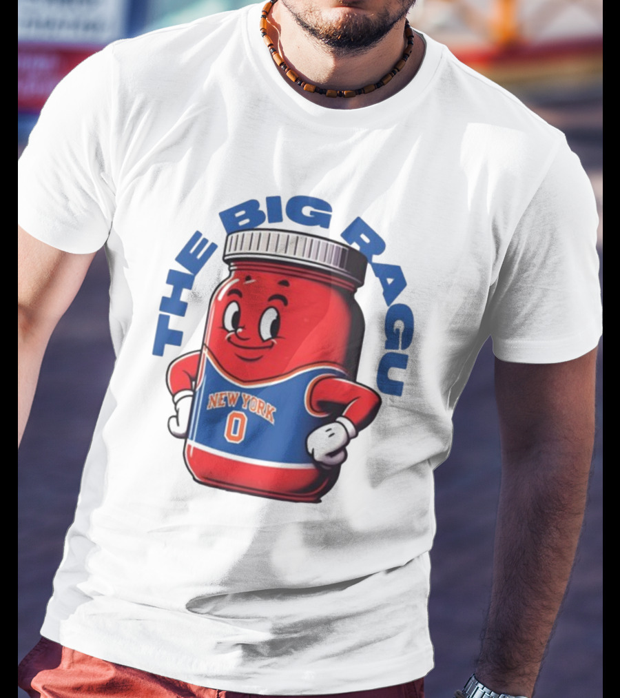 The Big Ragu New York 0 Cartoon Jar T-Shirt