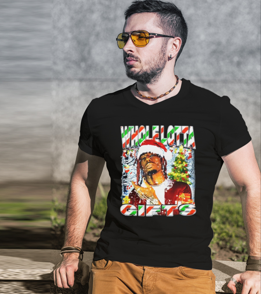 Whole Lotta Gifts Christmas Santa T-Shirt