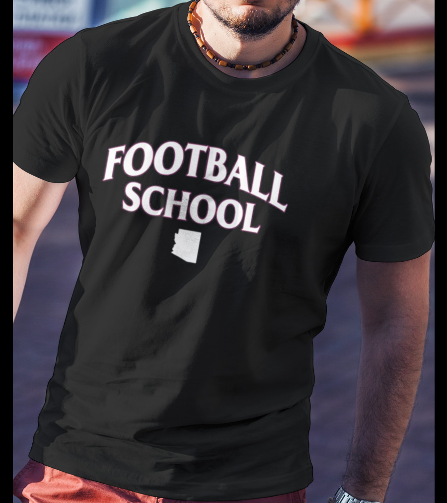 AZ Football School Arizona State Shape T-Shirt