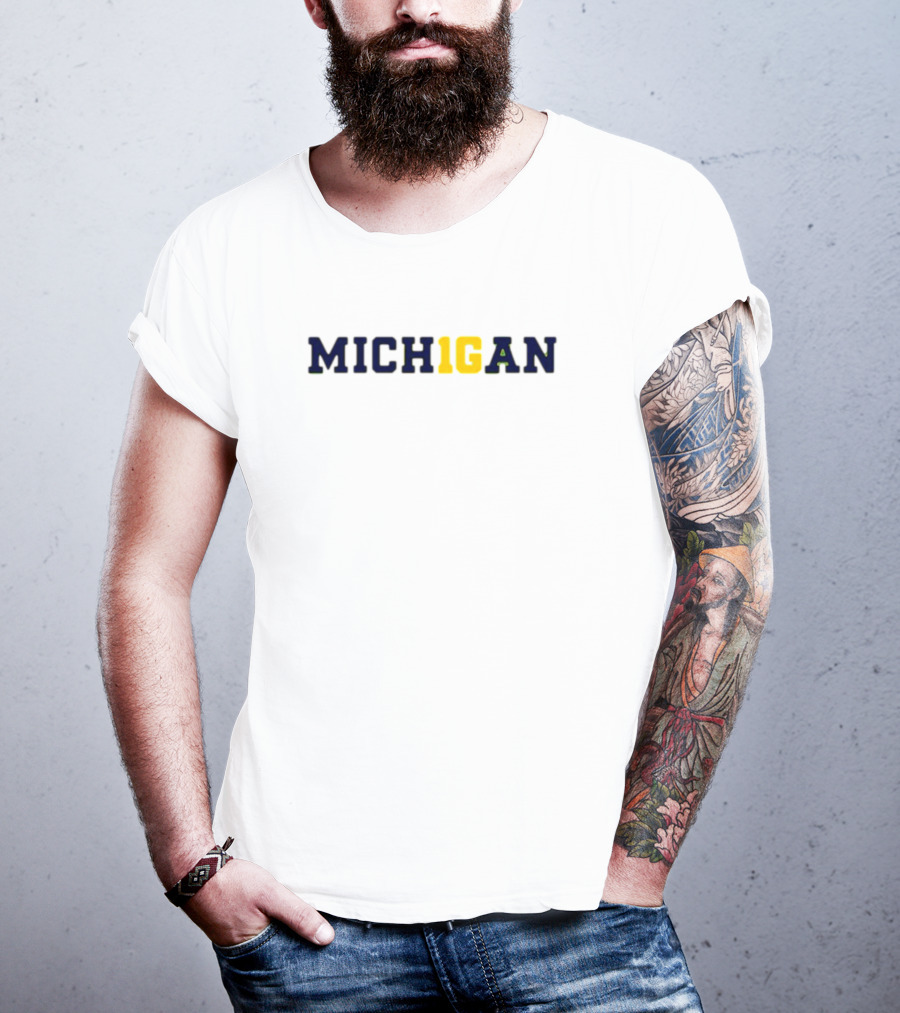 MICHIGAN 1000 Wins Mich1gan T-Shirt