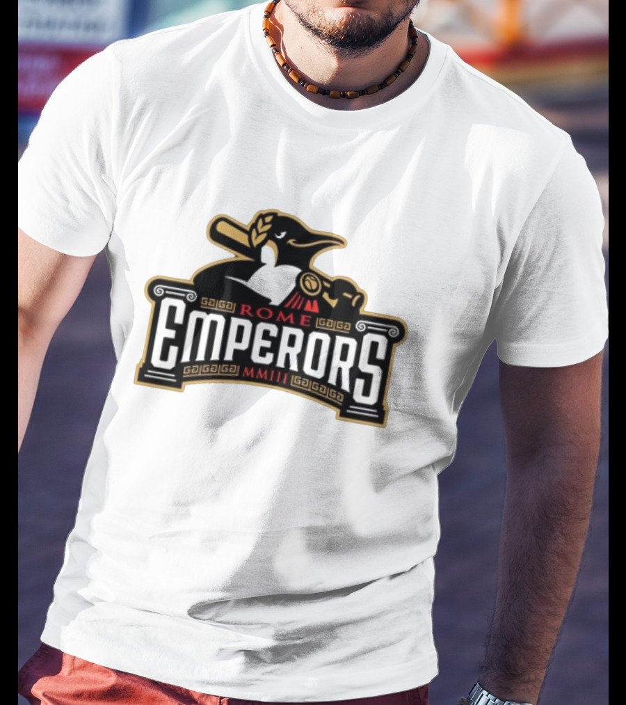 Rome Emperors Baseball MMIII Penguin T-Shirt