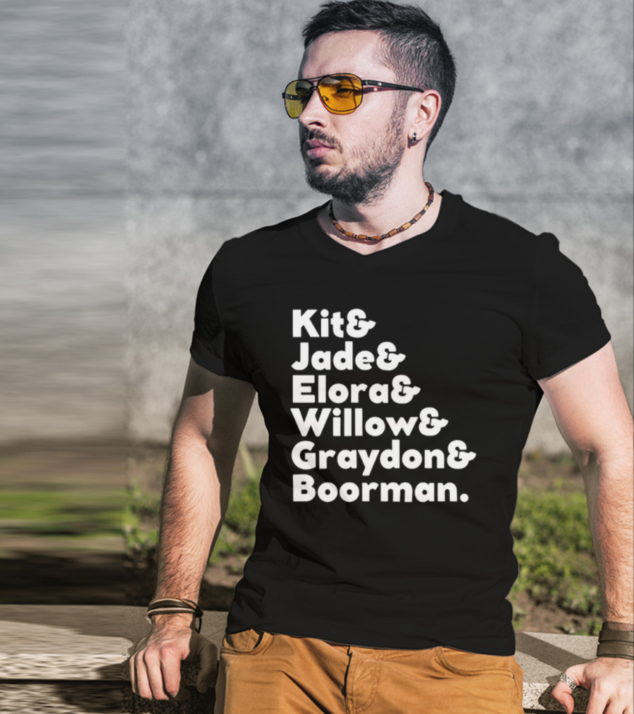 Kit Jade Elora Willow Graydon Boorman Willow TV Show Character List T-Shirt