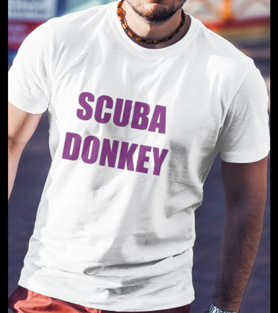 ICarly Scuba Donkey Purple Text T-Shirt