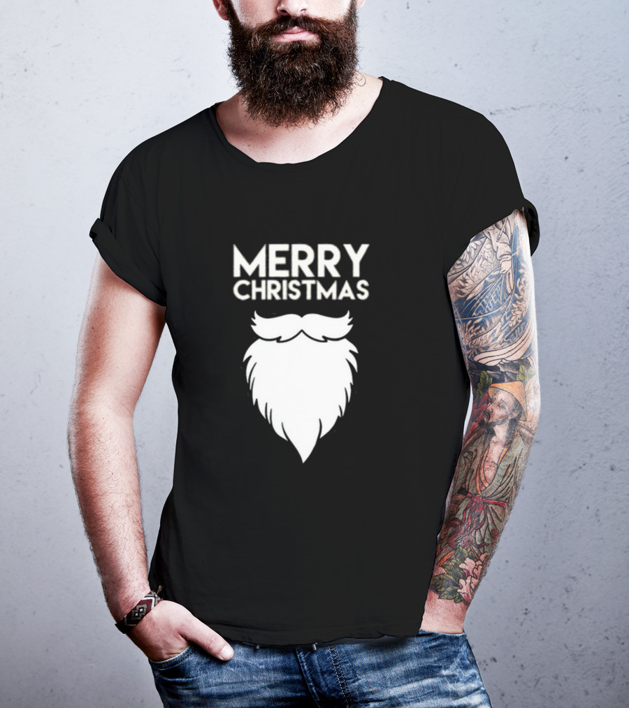 Merry Christmas Santa Beard T-Shirt