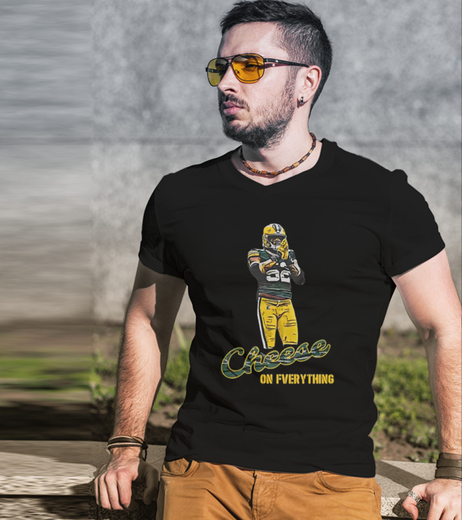 Cheese On Everything Rashan Gary Packers Fan Gear T-Shirt