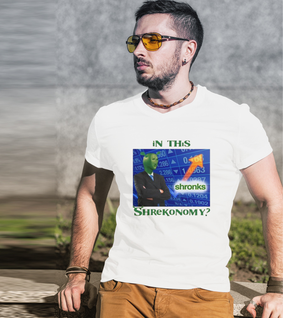 Shirts That Go Hard Shronks In This Shrekonomy Stock Market T-Shirt