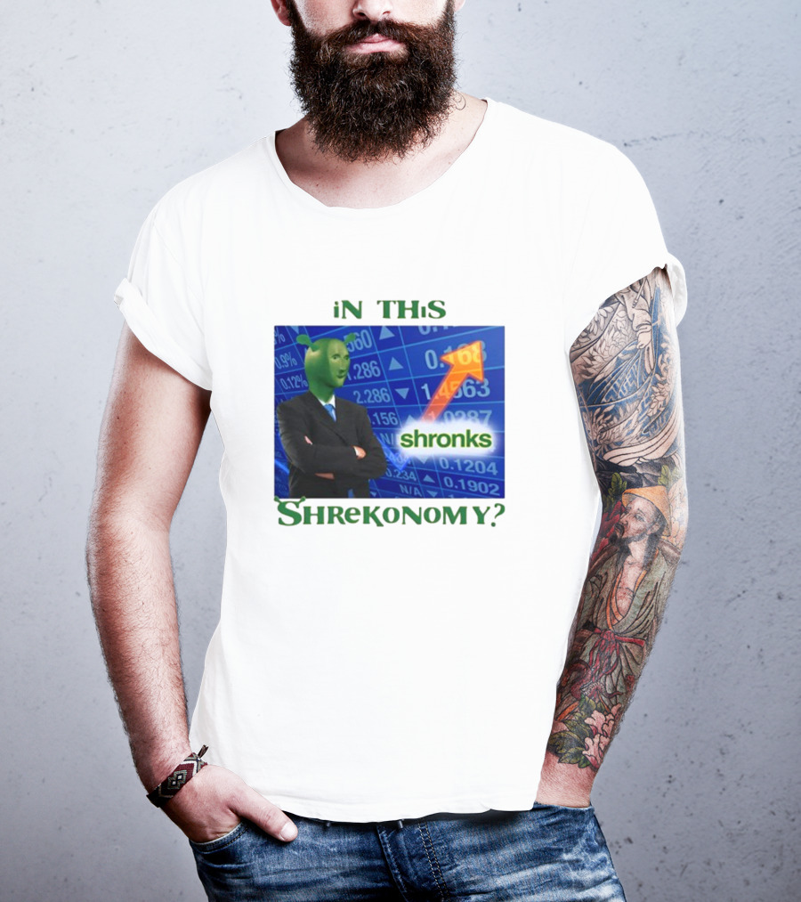 Shirts That Go Hard Shronks In This Shrekonomy Stock Market T-Shirt