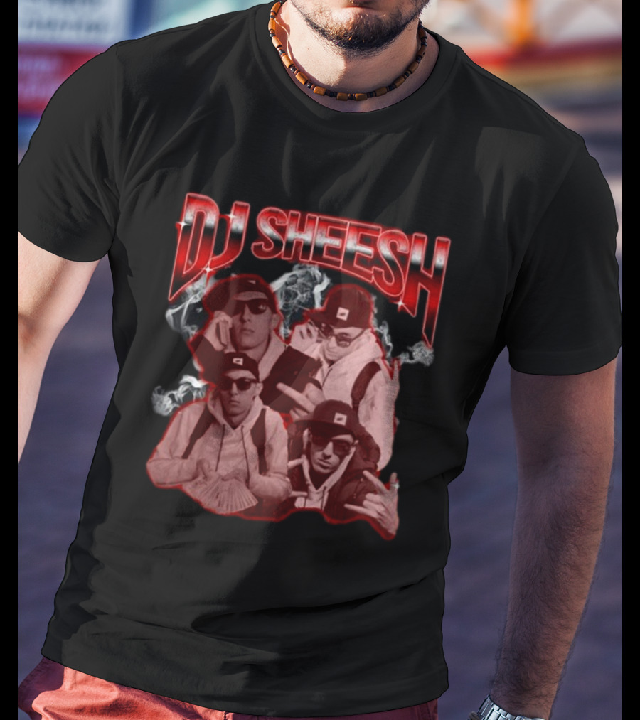 DJ Sheesh Cyclops Streetwear Vibes With Smoke Effects T-Shirt