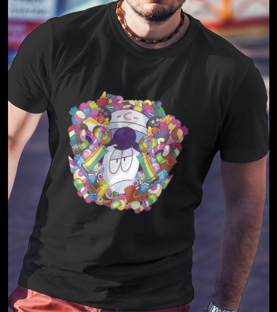 C- Cup With Overwhelming Candy And Sweets Explosion T-Shirt