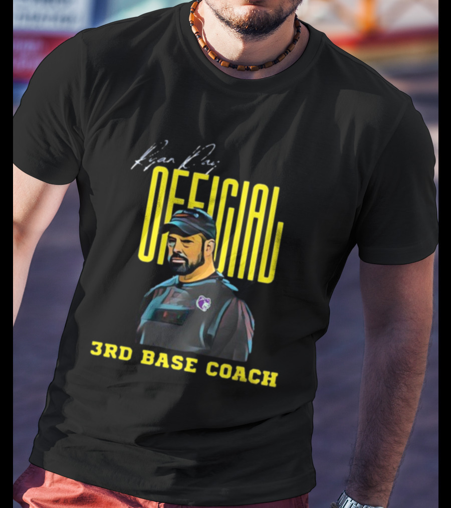Riyan Duy Official 3rd Base Coach T-Shirt