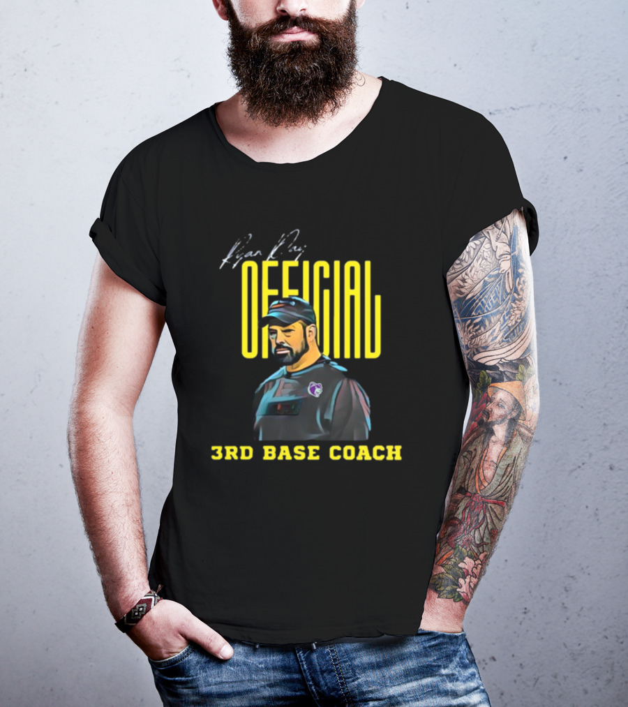 Riyan Duy Official 3rd Base Coach T-Shirt