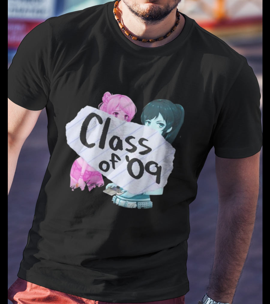 Class Of '09 Elsie Lovelock Color Girl Anime Style Duo T-Shirt