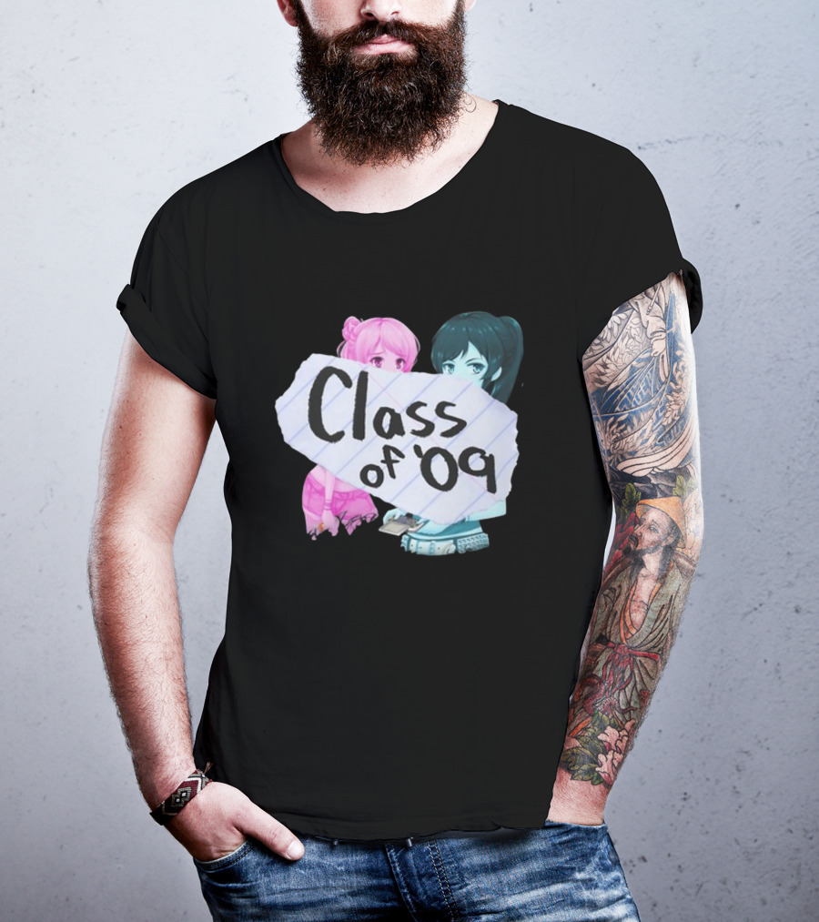 Class Of '09 Elsie Lovelock Color Girl Anime Style Duo T-Shirt