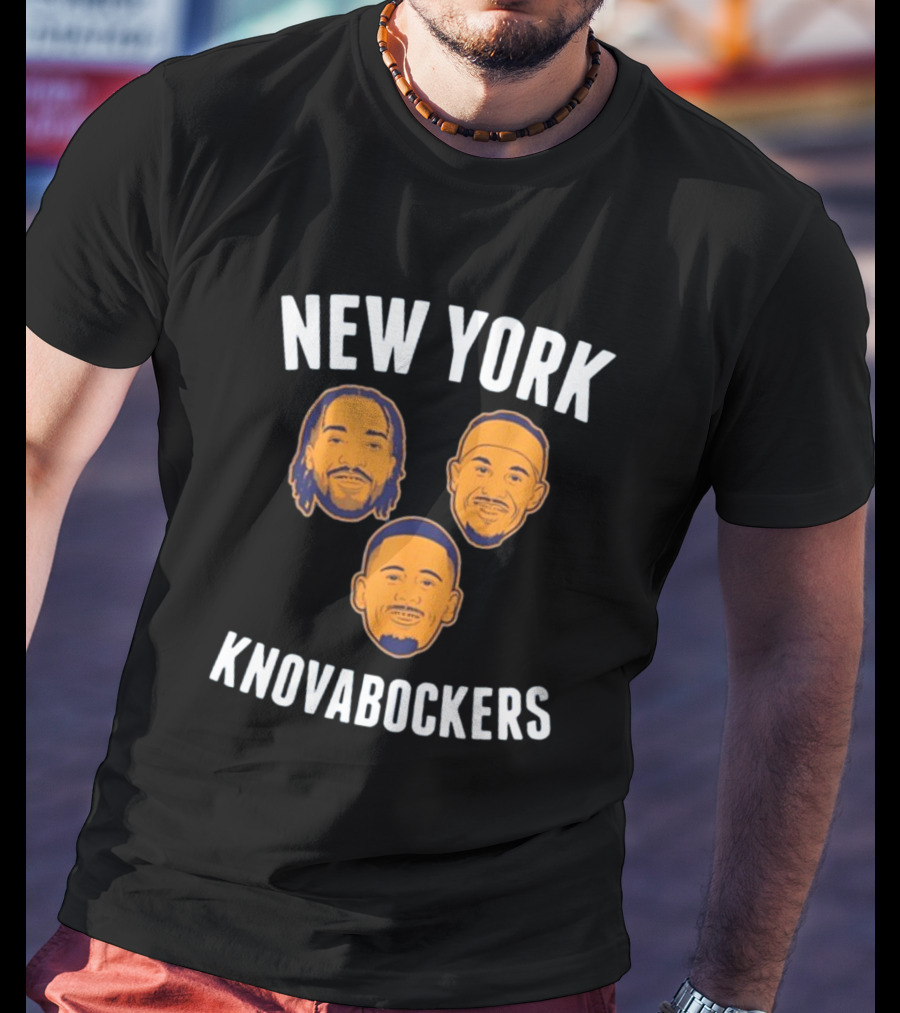 NEW YORK KNOVABOCKERS FACES T-Shirt