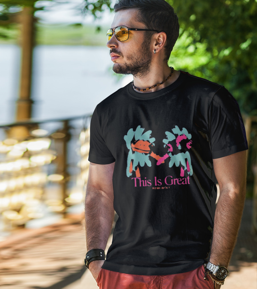 This Is Great Remi Wolf Two Abstract Figures T-Shirt