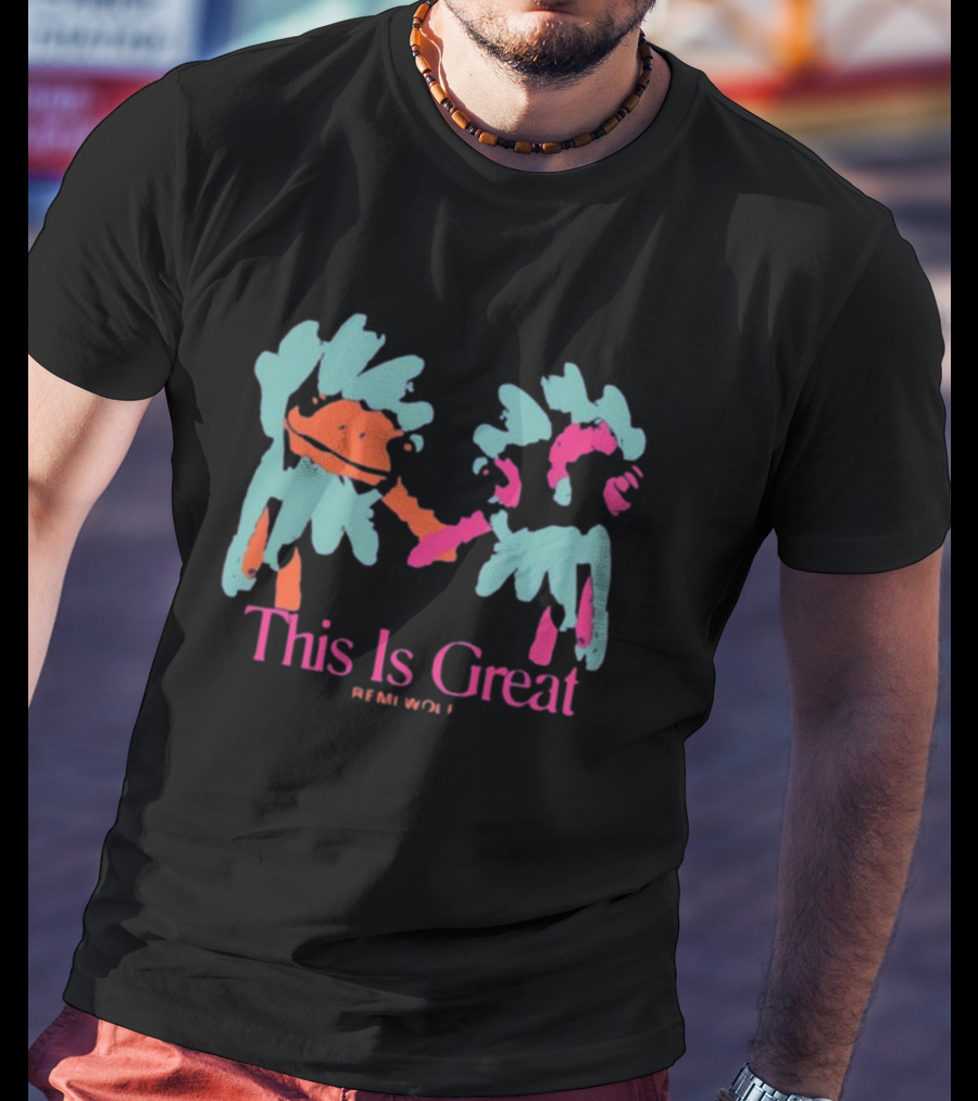 This Is Great Remi Wolf Two Abstract Figures T-Shirt