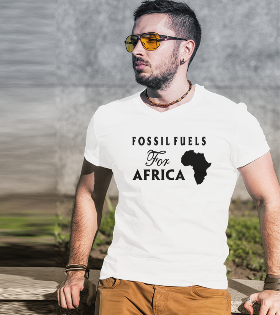 Jusper Machogu Fossil Fuels For Africa Africa T-Shirt