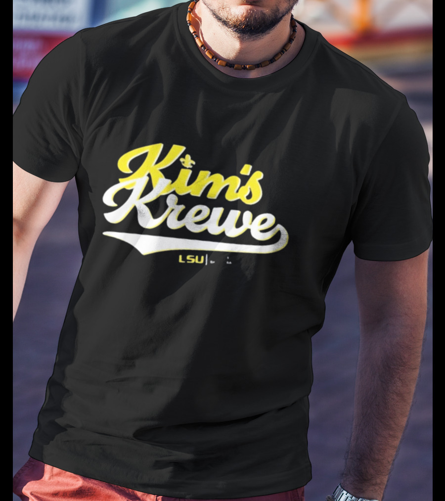 Kim's Krewe LSU Fleur-de-Lis T-Shirt