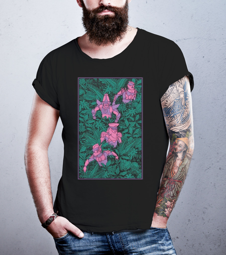 Rainforest Robot Explorers Jungle Expedition T-Shirt