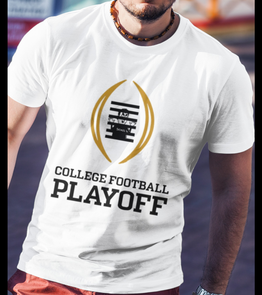 Prison College Football Playoff Behind Bars Concept T-Shirt