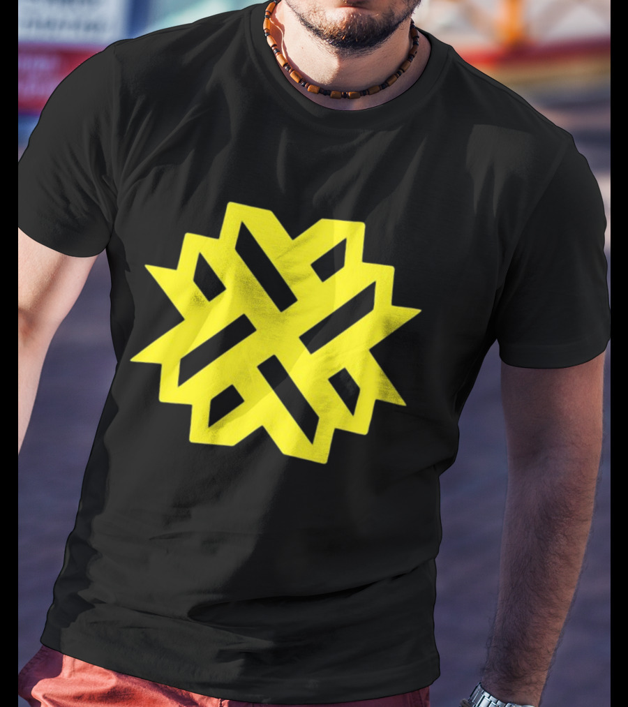 Naturewalkstudio Geometric Yellow Emblem T-Shirt