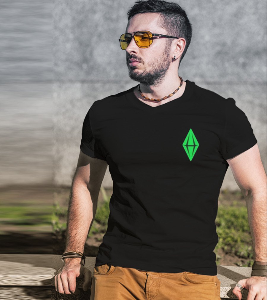 The Sims Onyx Runners Green Plumbob Icon T-Shirt