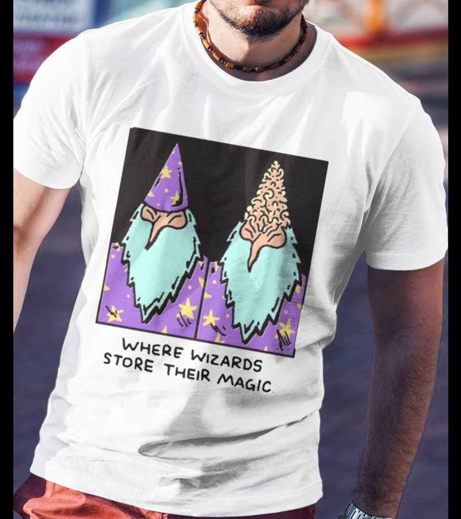 Where Wizards Store Their Magic T-Shirt
